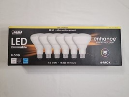 FEIT Electric LED Flood 65W equivalent Dimmable 5-Pack(One Missing) - £9.92 GBP