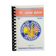 DAV Cookbook Disabled American Veterans Wisconsin Department Auxiliary Recipes - £14.01 GBP