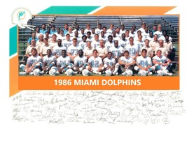 1986 MIAMI DOLPHINS 8X10 TEAM PHOTO PICTURE NFL FOOTBALL - £3.88 GBP