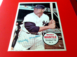 1967 Mickey Mantle # 6 Topps Pin Up Gem Mint !! - £1,731.21 GBP