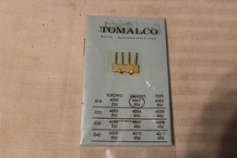 HO Scale Tomalco, Set of 4 Pipe Unions .016, Brass, #4001 BNOS - $8.55