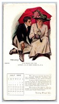 1910 F Earl Christy Solo Room Per Due Pubblicità Ink Blotter Henry Siege... - $20.43