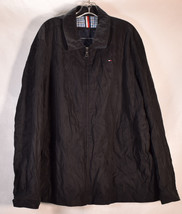 Tommy Hilfiger Mens Collared Parka Jacket Black 3XL - £46.51 GBP