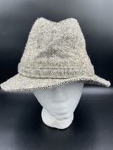 Irish Crushable by Du Pont Vintage Fedora Hat Medium 7 -7 1/4  USA Made Men Dad - £24.37 GBP