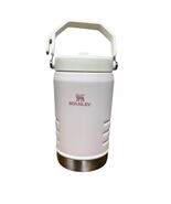 Stanley Iceflow Flip Straw Jug Rose Quartz Tumbler Vacuum Insulated 40 oz - $708.99 MXN