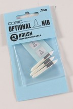 Brand New .Too Copic Optional NIB Brush 3 /pkg Interchangeable - £10.56 GBP