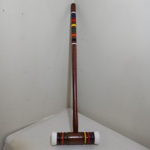 Replacement Franklin Sports Wood Croquet Mallet With Rubber Ends - 28&quot; Long  - £10.40 GBP