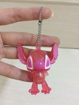 Disney Pink Lilo Stitch Keychain. Aloha Theme. cute, pretty and rare. - £9.57 GBP