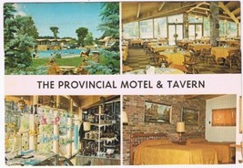 Postcard Provincial Motel &amp; Tavern Gananoque Ontario - £3.91 GBP