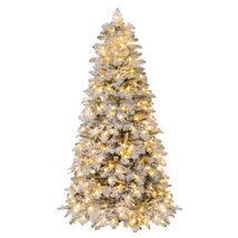 6/7 Feet Artificial Snow-flocked Christmas Tree Pre-lit Hinged Xmas Tree... - €182,33 EUR 6/7 Feet Artificial Snow-flocked Christmas Tree Pre-lit Hinged Xmas Tree... - €182,33 EUR