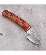 Hunting Knife 2 Inch Fixed Blade San Mai Steel Minimalist Tool Rosewood ... - $677.25 MXN