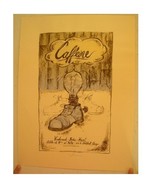 Caffeine Poster Signed By Artist Dan Grzeca 2003 Silkscreen - €31,15 EUR