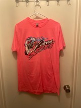 Devon Borden Sprint Car Racing Shirt Size M Pink  #23 - $9.90
