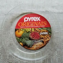 New Old Stock Vintage Corning Ovenware PYREX Clear Glass 9&quot; Pie Plate #209 label - £11.59 GBP
