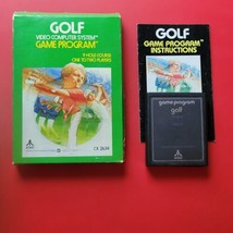 Golf Atari 2600 7800 Complete with Game Manual Box Works - £7.45 GBP