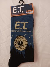 E.T. The Extra Terrestrial, Men&#39;s Novelty Casual Crew Socks, Size 6-12, New - $3.40
