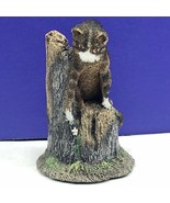 Charles Earnhardt bronze wildlife collection signed figurine vtg Cat Kit... - £30.99 GBP