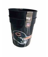 Chicago Bears 18oz Plastic Glass- Licensed Item - Set Of 2 - $13.68 CAD