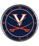 Virginia Cavaliers Chrome Clock - NCAA - $31.03