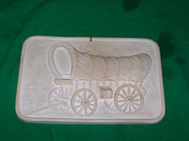 Vtg White Sands New Mexico Nm Covered Wagon National Park Cowboy Western Decor - £21.95 GBP