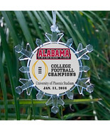 Alabama Crimson Tide Football National Champions Holiday Christmas Tree ... - £12.88 GBP