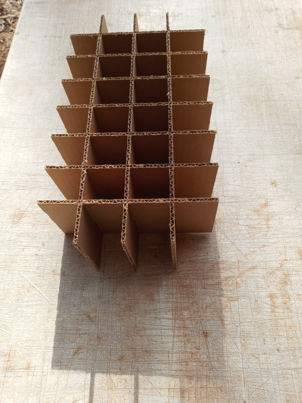 Cardboard Dividers 5 Sets 15&quot; X 8&quot; X 4&quot; High 32 cell B 15-4-07 &amp; B 8 -4-03 - $4.00
