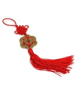 FENG SHUI 8 COIN TASSEL RED Hanging Cure Good Fortune NEW Luck Wealth Pr... - $8.16 CAD