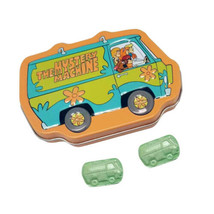 Scooby-Doo Mystery Machine Sour Green Candy Embossed Metal Tin NEW SEALED - $3.99