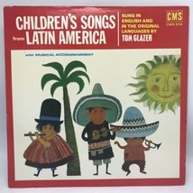  Tom Glazer Children&#39;s Songs Latin America CMS659 Lp Vinyl VG+/VG+ - £7.87 GBP