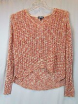 NWT Freshman 1996 Long Sleeve Strawberry Ice VNeck Loose Knit Sweater M ... - £16.65 GBP