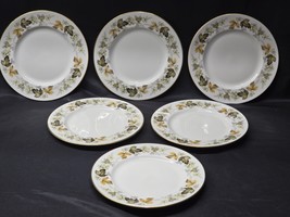 Vintage ROYAL DOULTON 6.5&quot; Bread Plate LARCHMONT Pattern - Set Of 6 - En... - $516.32 MXN