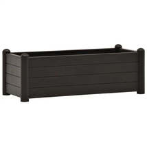 Garden Raised Bed Pp Anthracite – Elevated Planter Box, 39.4&quot;x16.9&quot;x13.8... - $184.21 CAD
