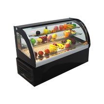 47”Desktop Refrigerated Display Cabinet Showcase Back Door 2 Shelves 220V - $1,123.84