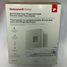 Honeywell Home Non-Programmable Electric Heat Thermostat RLV3120A - Open... - £25.48 GBP