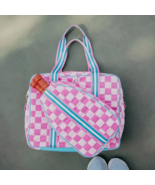 Pink Checkerprint Pickleball Sling Bag - $118.33 CAD