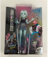 Monster High Frankie Stein with Pet Dog Watzie Generation 3 Reboot Doll ... - £46.70 GBP