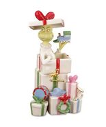 Lenox Grinch Gets The Gifts Figurine Dr. Seuss Toys Who Stole Christmas RARE NEW - $104.00
