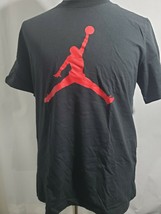 JORDAN BRAND Black Short Sleeve T-shirt  PRE-OWNED CONDITION LARGE - $14.70