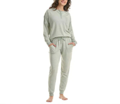 Splendid Women&#39;s Plus Size 2X Green 2 Piece Lounge Set NWT - £14.21 GBP