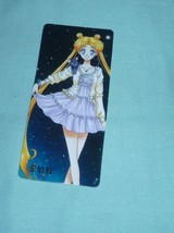 Sailor Moon Usagi Luna Cat Bookmark Thick Card Sailormoon - £5.49 GBP