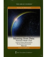 Meaning from   Statistics Made Clear The GREAT COURSES DVD - $332.16 MXN