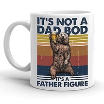 Vintage Dad Bod Coffee Mug, It&#39;s Not A Dad Bod It&#39;s A Father Figure, Perfect Gif - £11.95 GBP