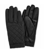 ISOTONER Black Mens Quilted Tech smarTouch THERMAflex Winter Gloves M - $27.15 CAD