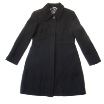 NWT J.Crew New Lady Day TopCoat in Black Italian Doublecloth Wool 12P - £155.34 GBP