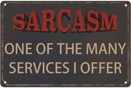 Funny Sarcastic Metal Signs For Garage Office Signs, Man Cave Bar Personalized - £31.16 GBP