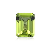 Natural Emerald Cut AAA Quality Loose Peridot Gemstone Available in 5x3MM-11x9MM - £7.95 GBP