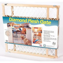 North States 4604 Wood Frame Security Wire Mesh Gate 23&#39;&#39; H x 26&#39;&#39;-42&#39;&#39; ... - $29.69