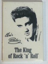 Elvis Presley Vintage Magnet King Of Rock N Roll J2 - $5.93