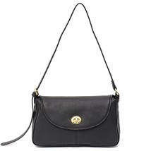 SC Fashion Soft Leather Shoulder Bags For Women  Design Lock Baguette Handbags F - £59.99 GBP