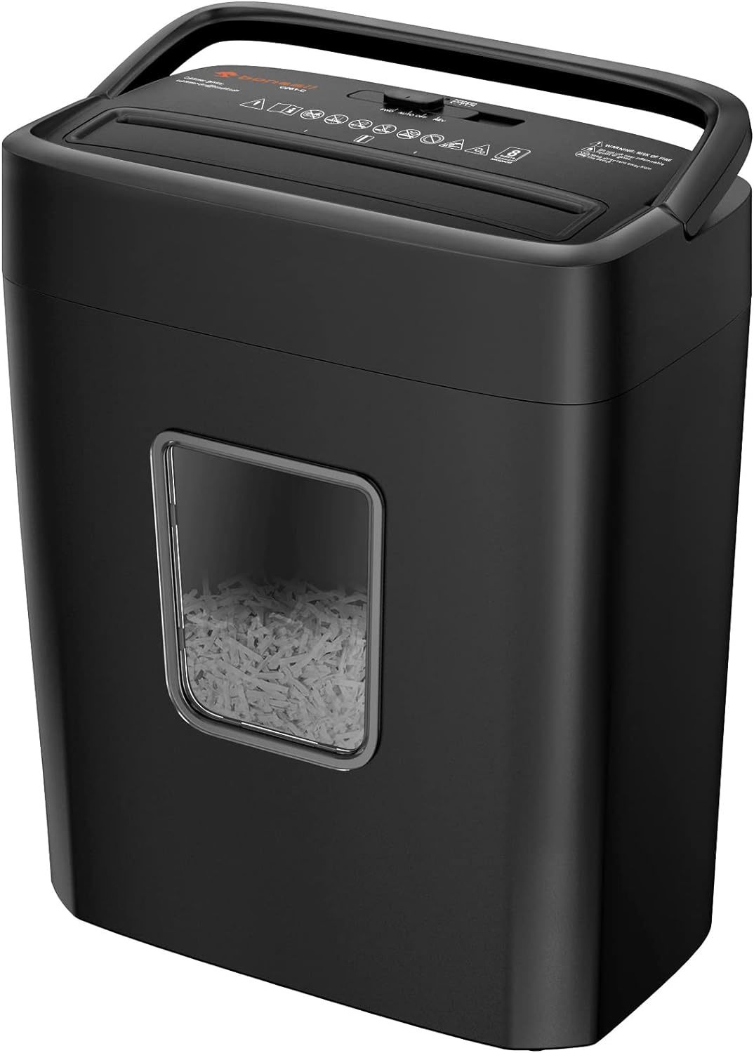 Bonsaii 8-Sheet Cross Cut Paper Shredder, Credit, C261-C - $43.99
